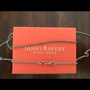 James Avery sterling silver 24” cable chain